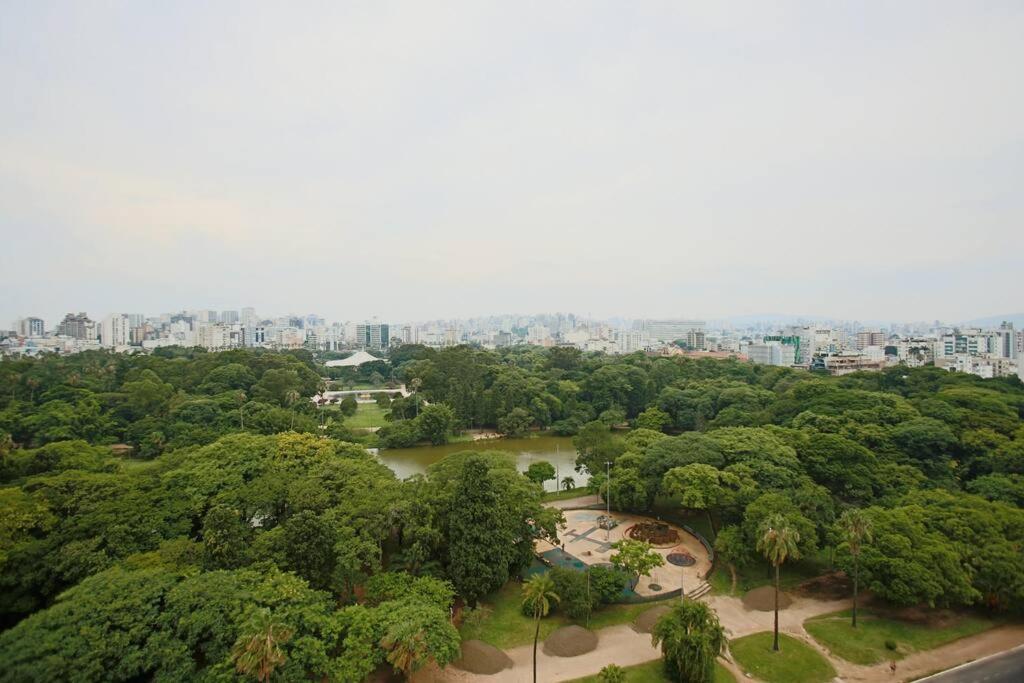 Apto Frente Parque Com Vista E Piscina Porto Alegre Kültér fotó